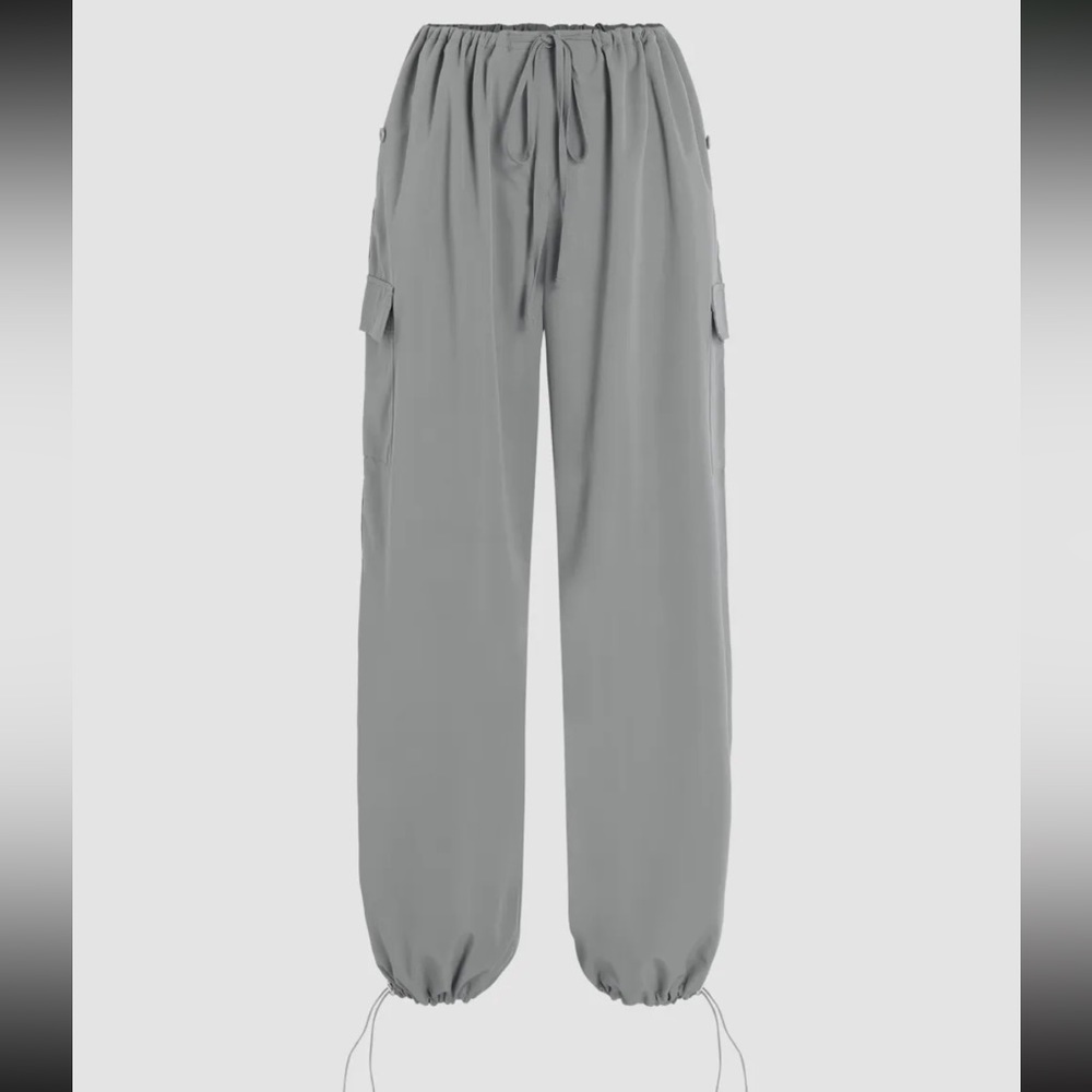 Cider M Low-Rise Cargo Parachute Pants